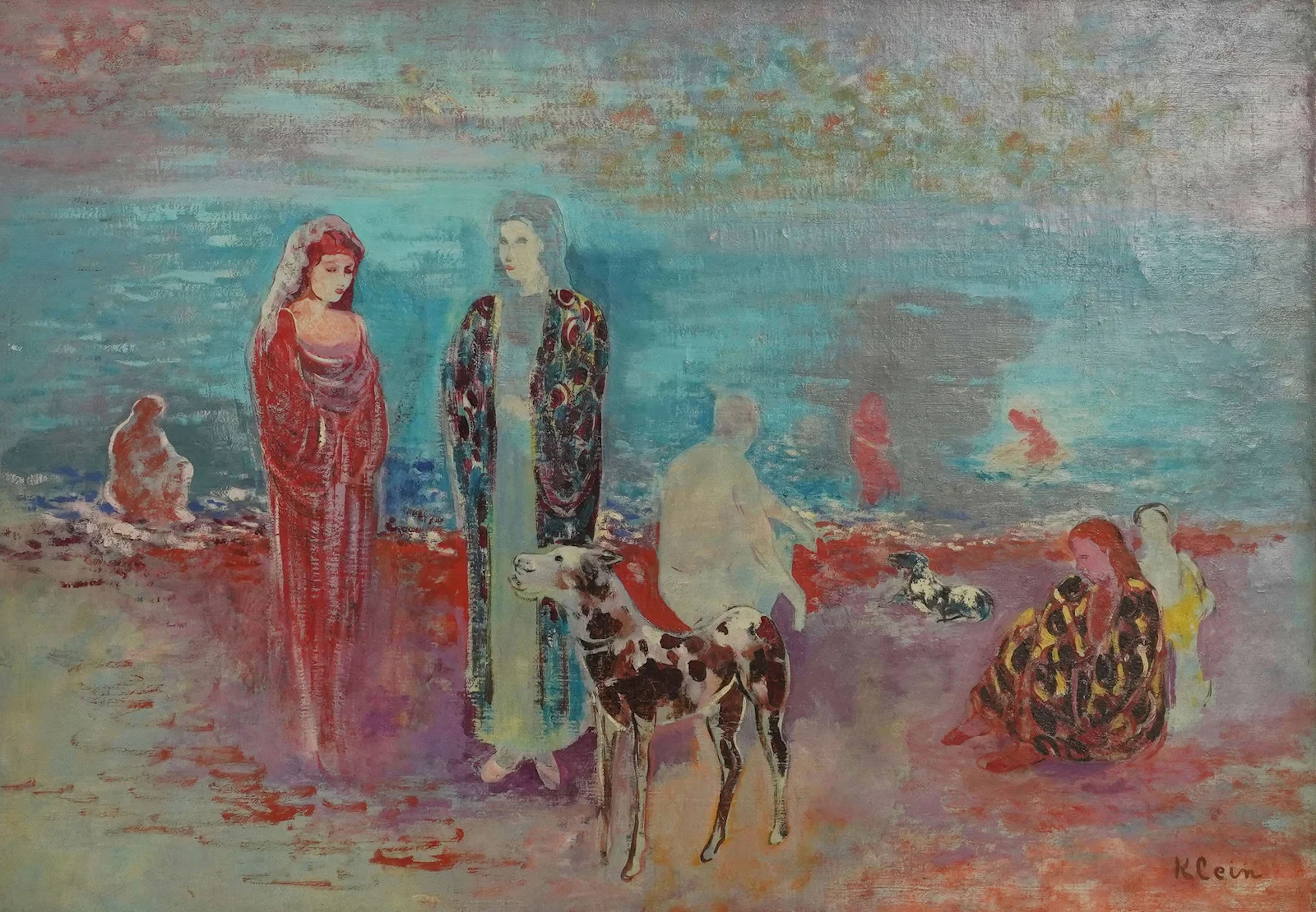 Les Personnages avec le chien