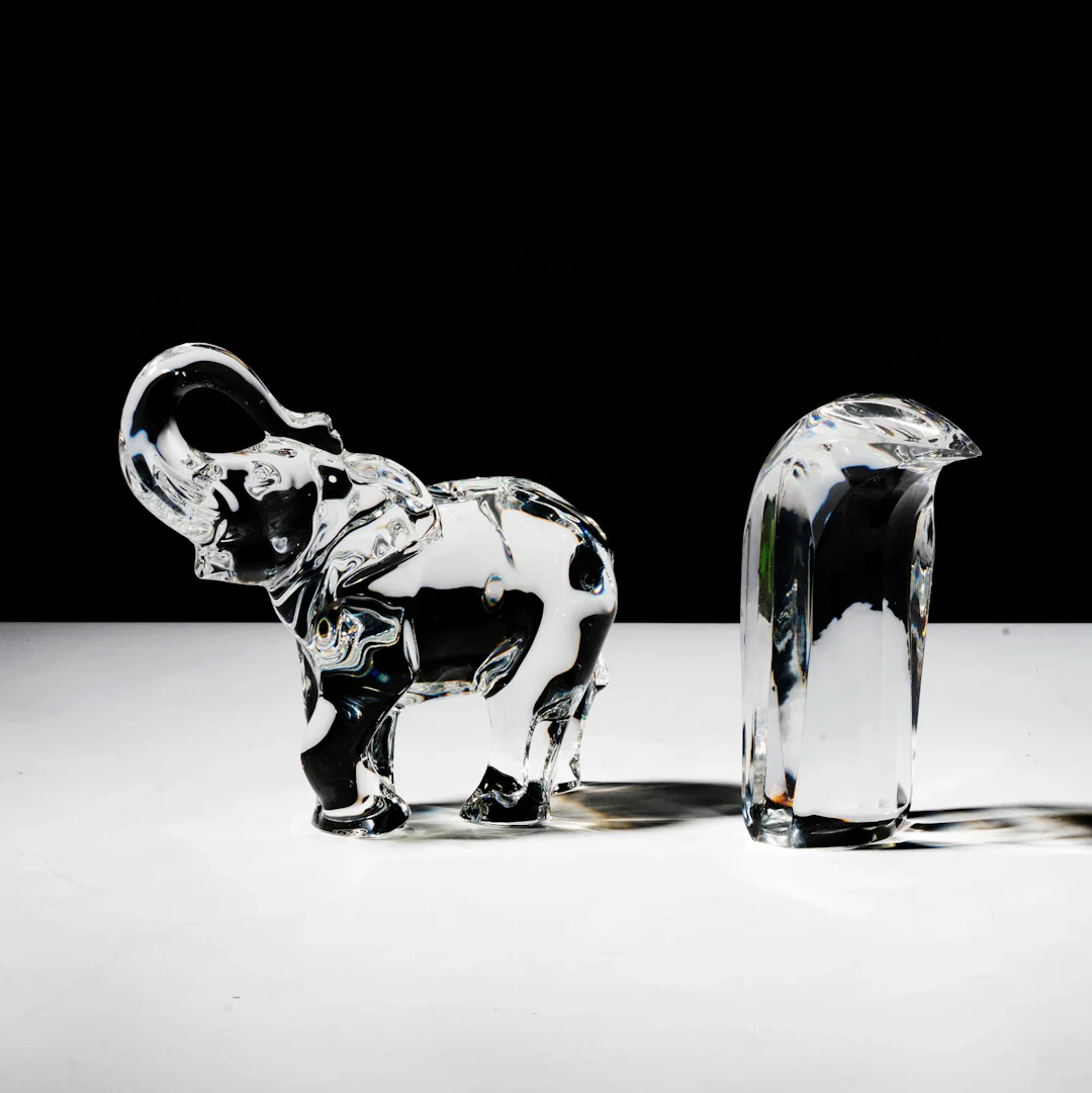 Baccarat Elephant and Saint Louis Cobra