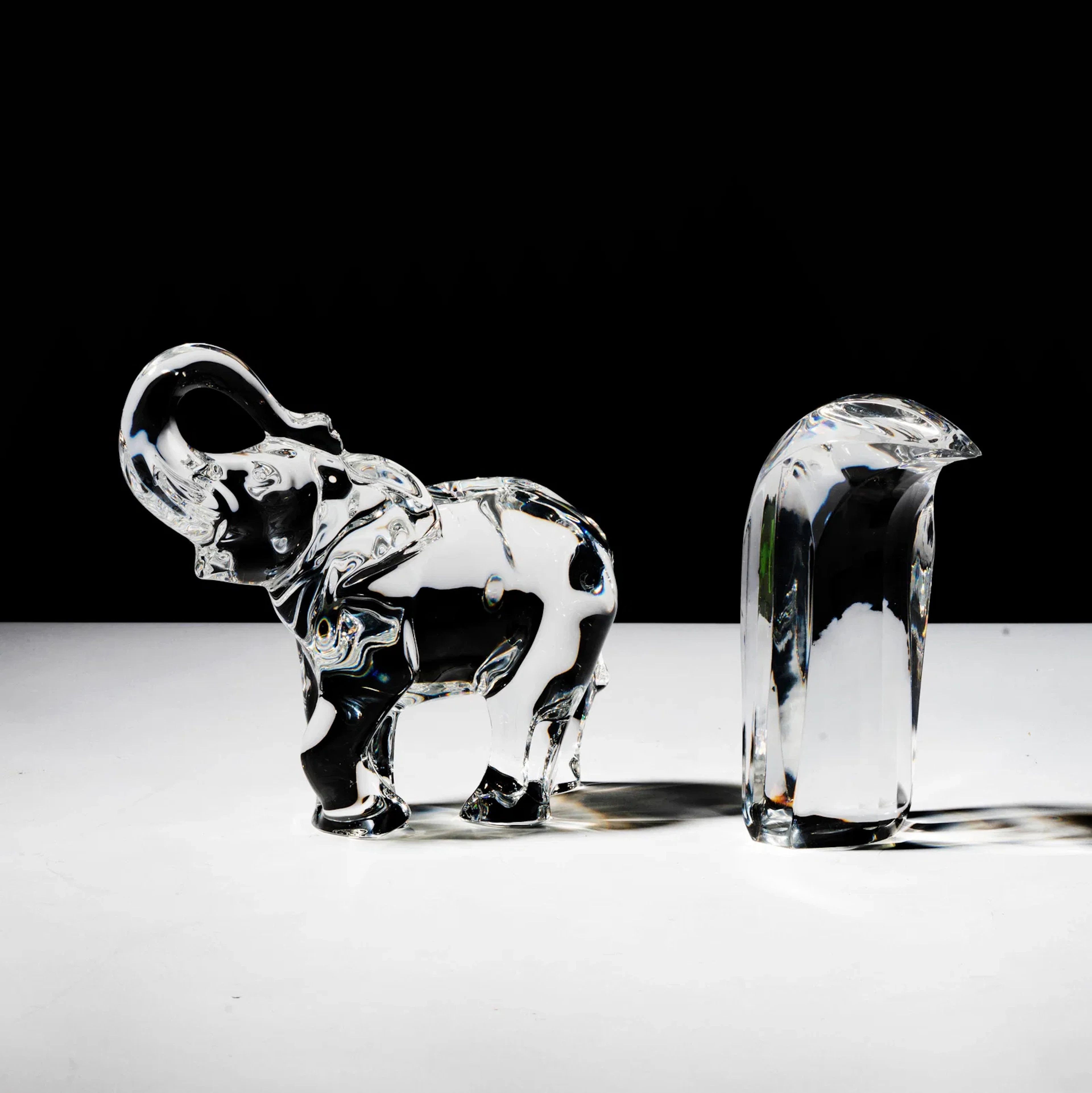 Baccarat Elephant and Saint Louis Cobra