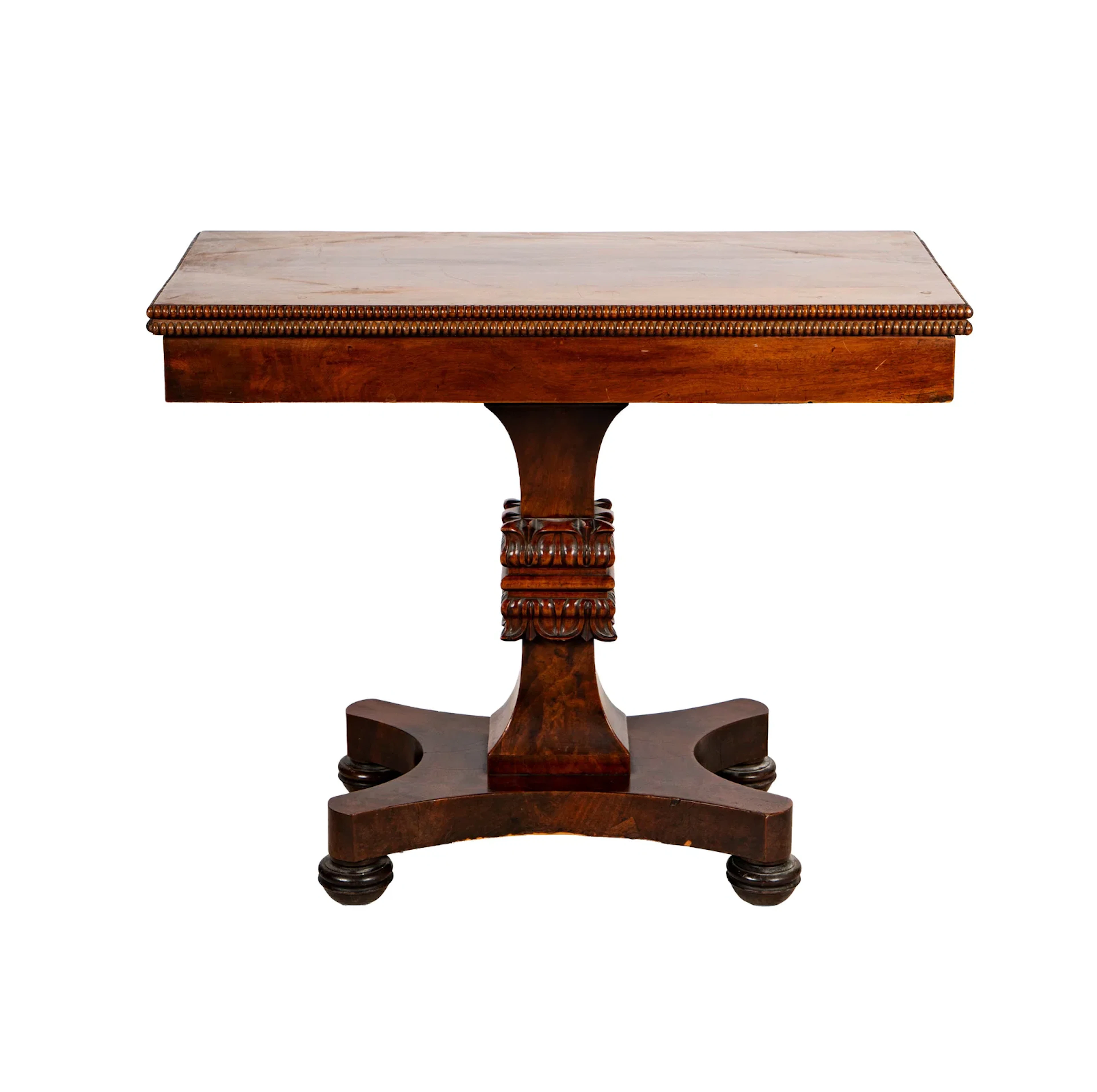Regency-Style Flip Top Console Table