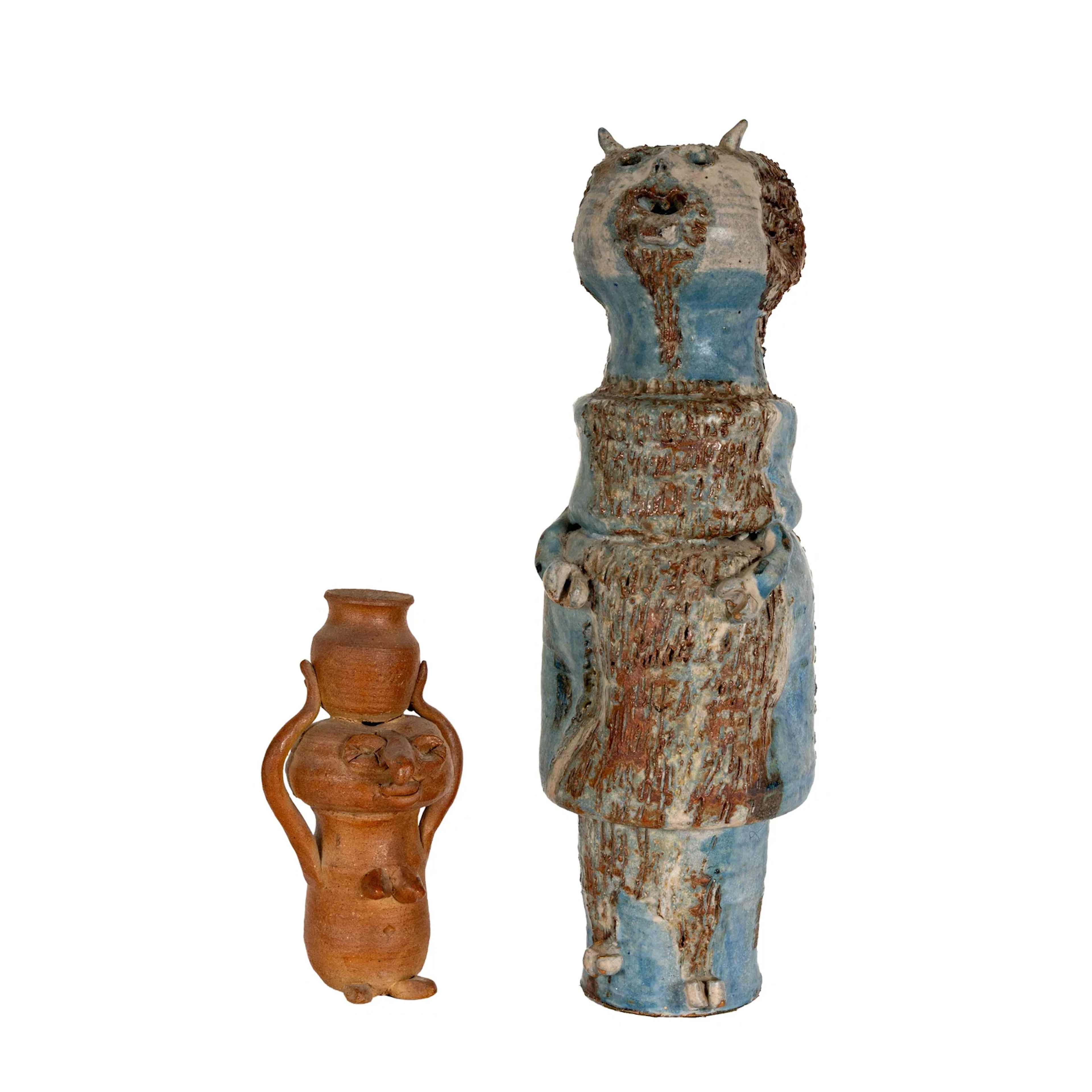Two Studio Pottery Figures
