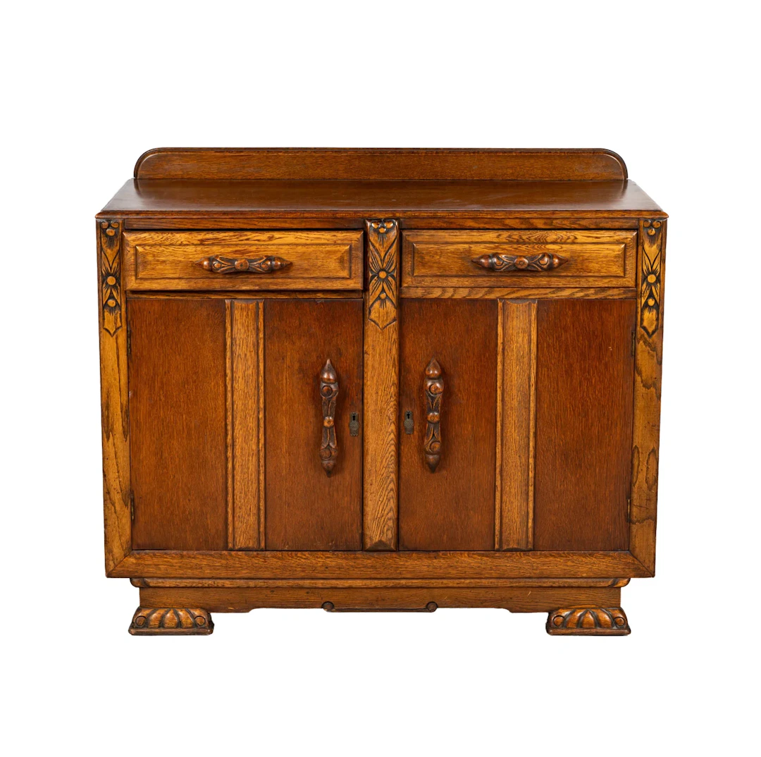 An Art Deco Oak Sideboard