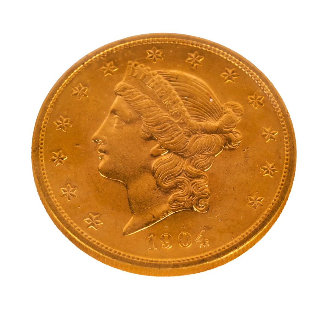 1904 US $20 Double Eagle Gold Coin