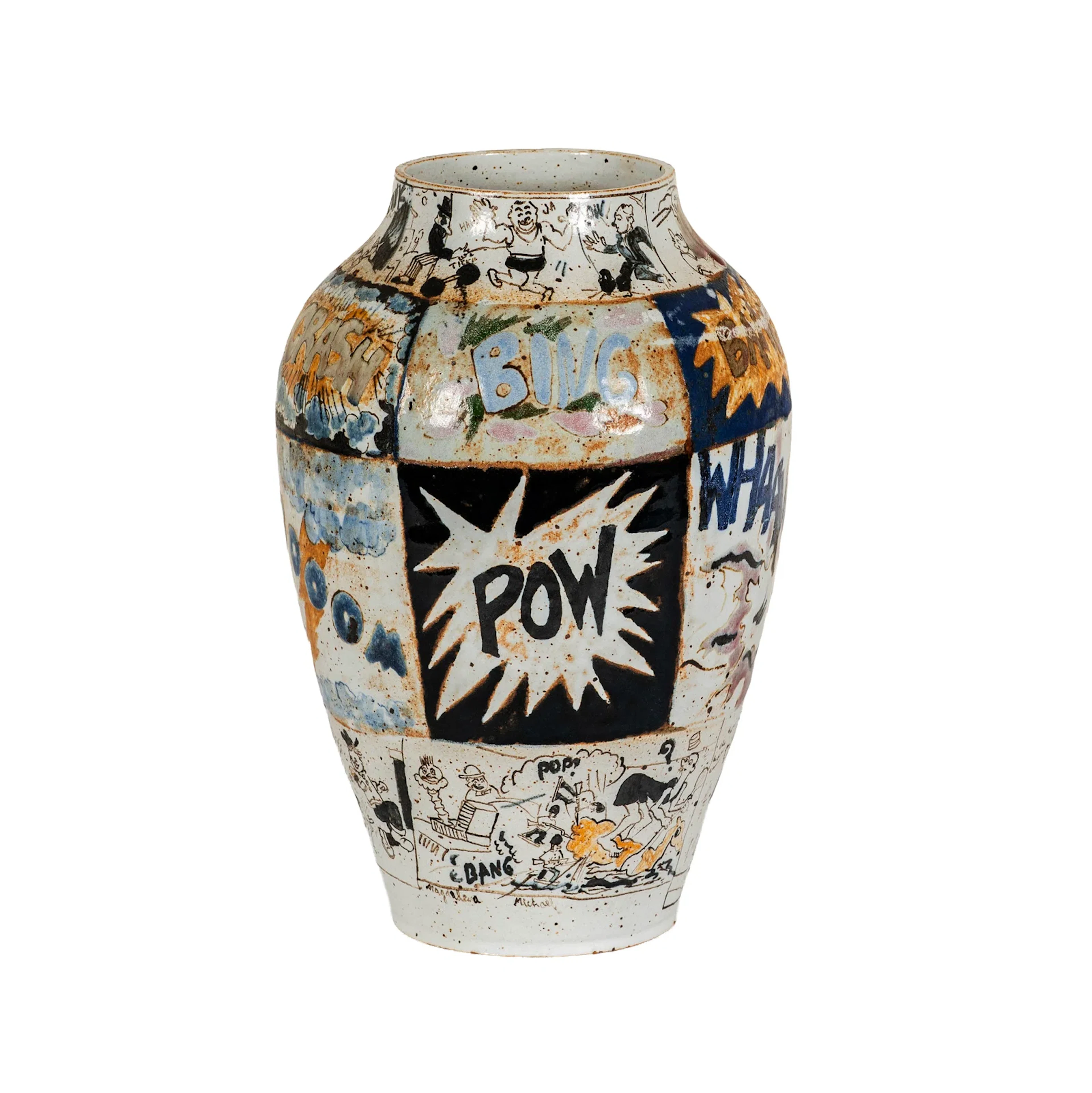 Magdalena Suarez and Michael Frimkess: "Boom Pow" Stoneware Vase