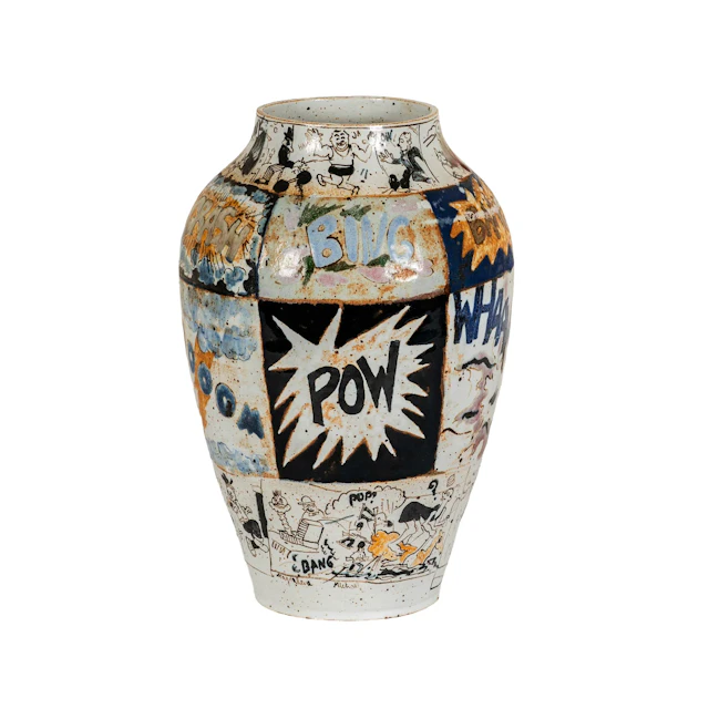 Magdalena Suarez and Michael Frimkess: "Boom Pow" Stoneware Vase
