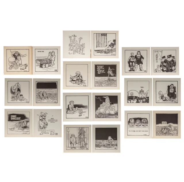 Collection of Ron Cobb Press Cartoons