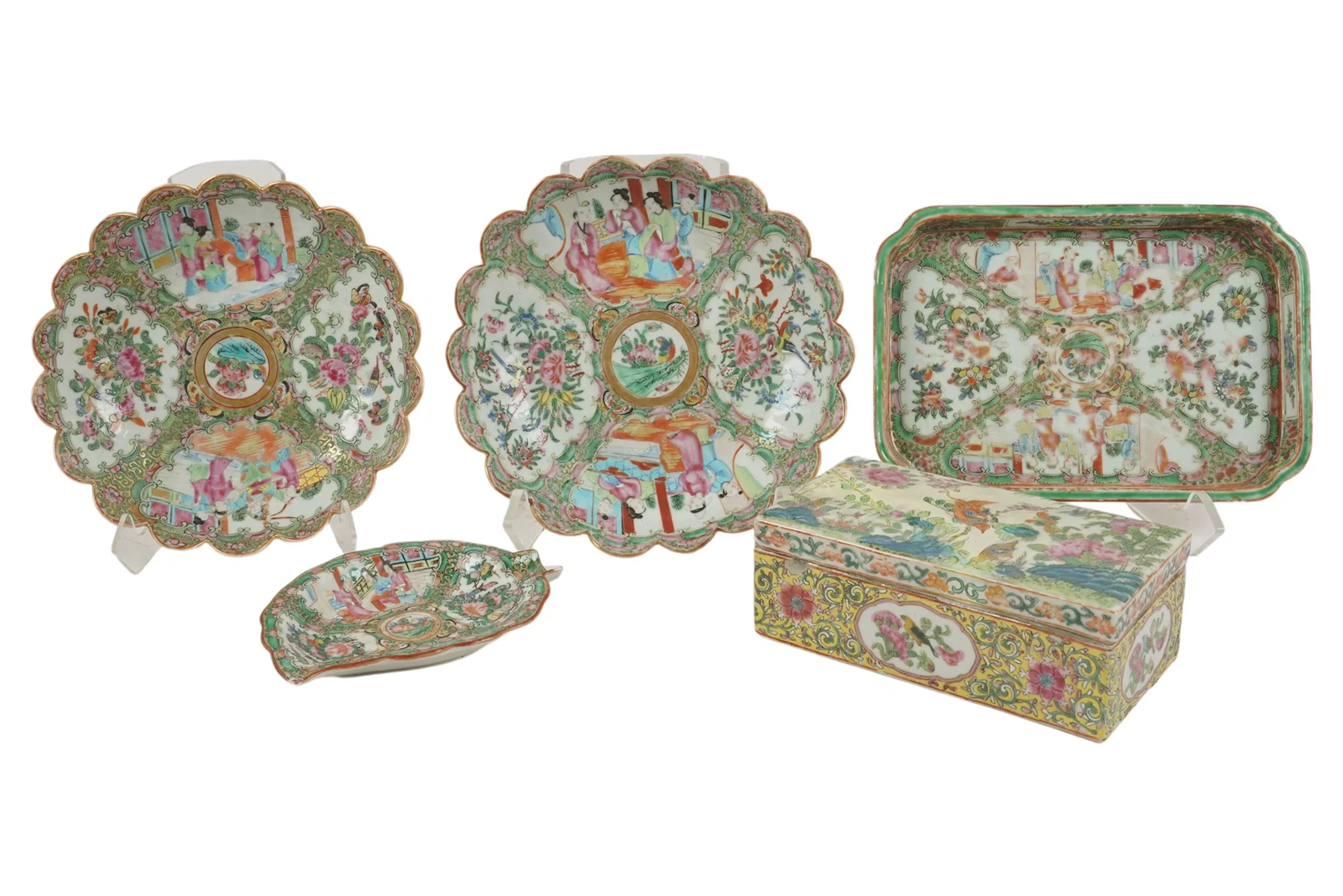 Group of Chinese Porcelain Dishes