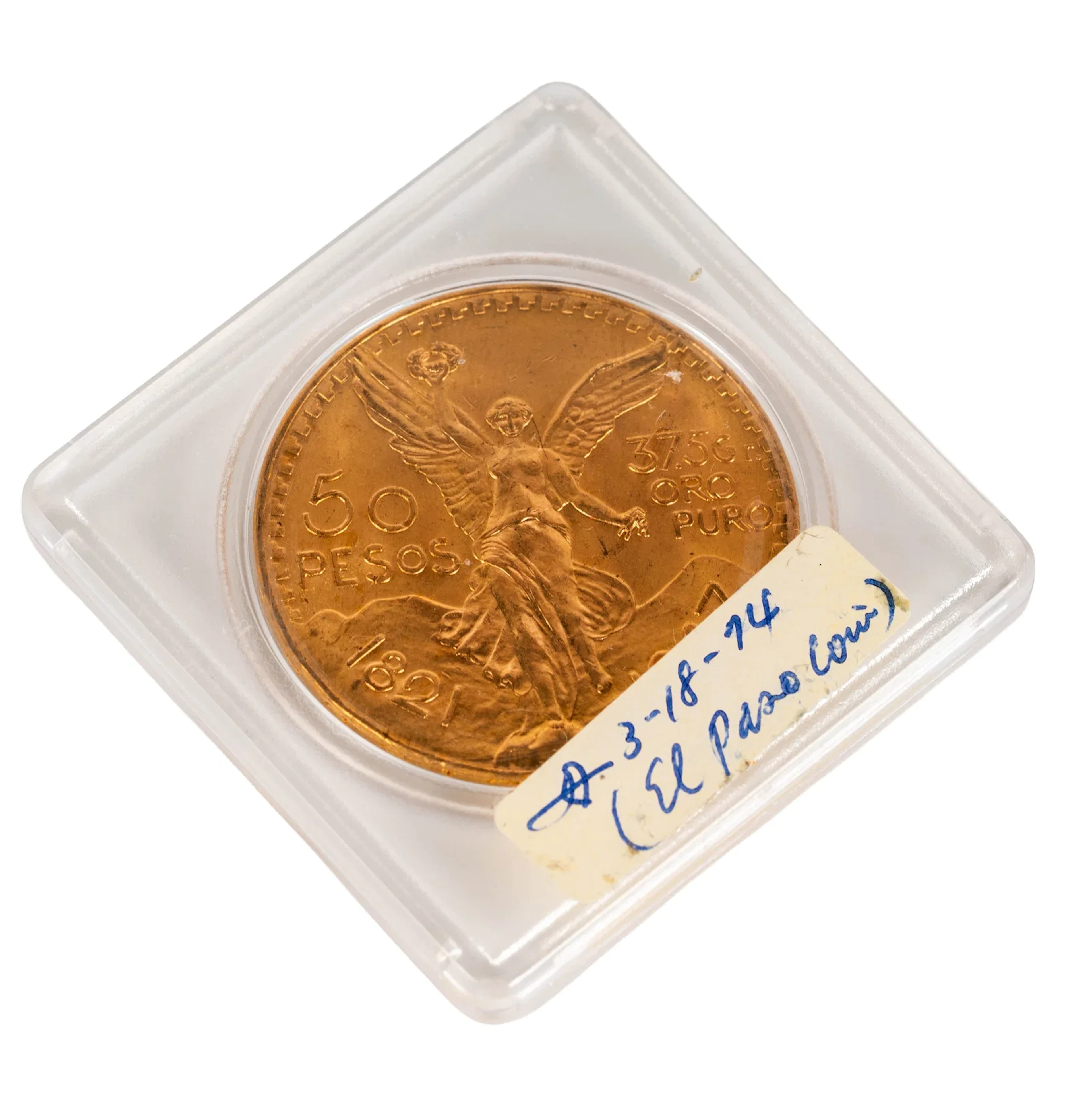 1947 Mexico 50 Pesos Gold Coin