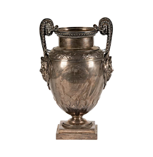 A Tiffany and Co. Sterling Presentation Urn to Captain James T. Watkins