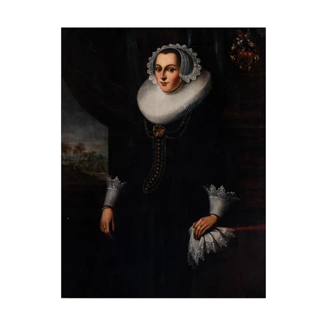 Jan Anthonisz Van Ravesteijn, Netherlands 1572 - 1657, Portrait of a Woman