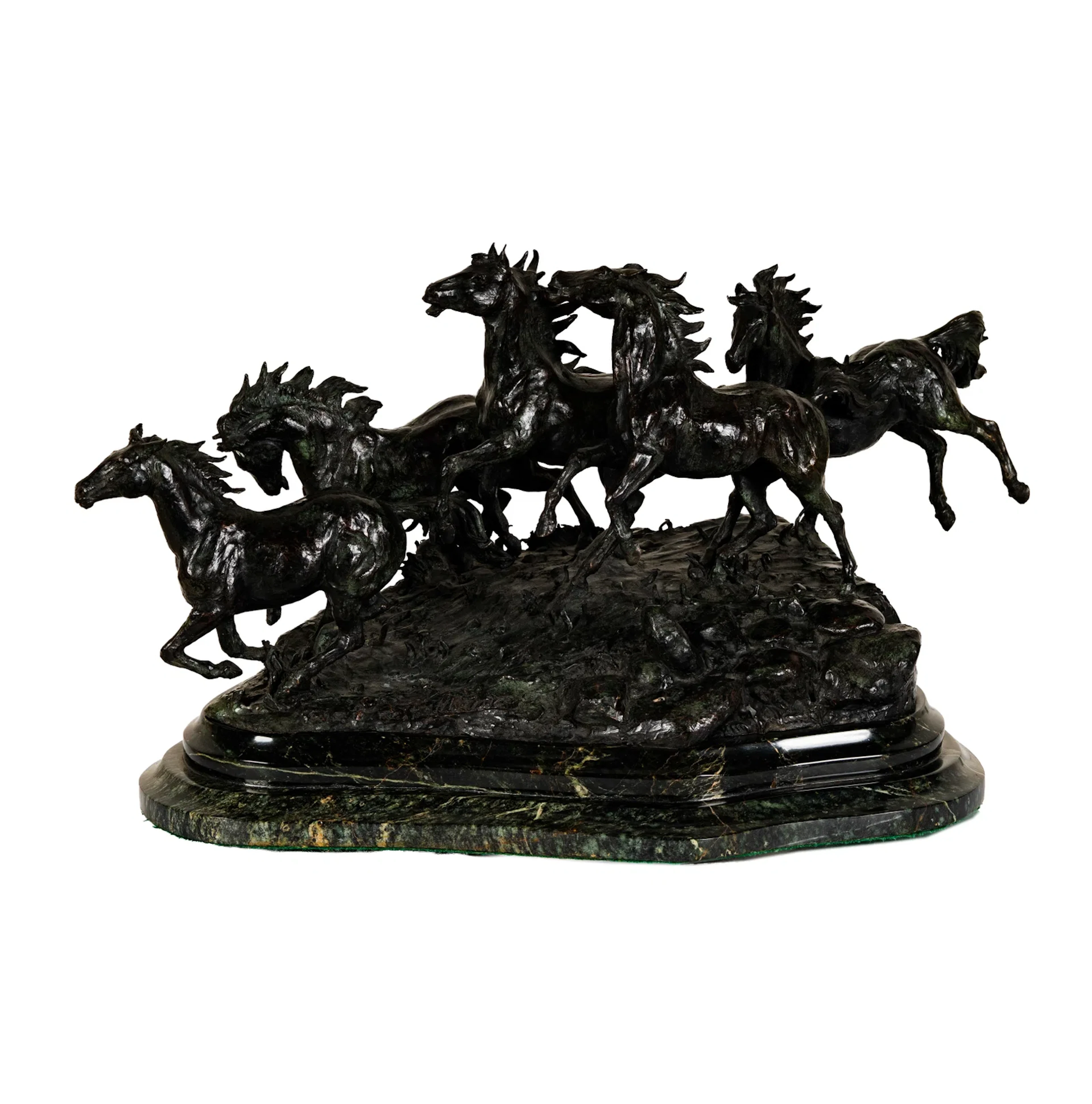 Humberto Peraza y Ojeda, Mexican 1925-2016, Cinco Caballos Libras