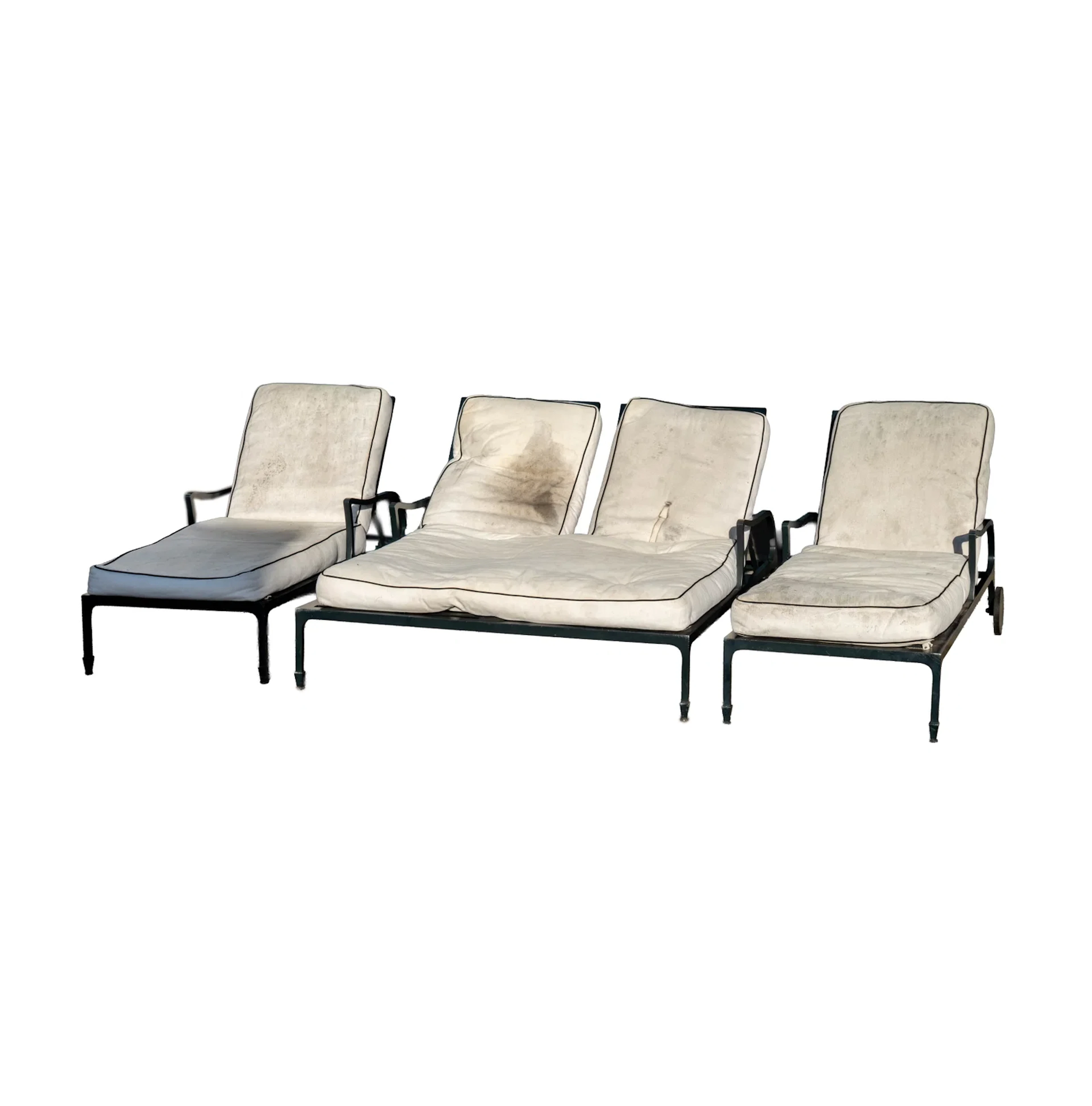 Three McKinnon and Harris Chaise Lounges