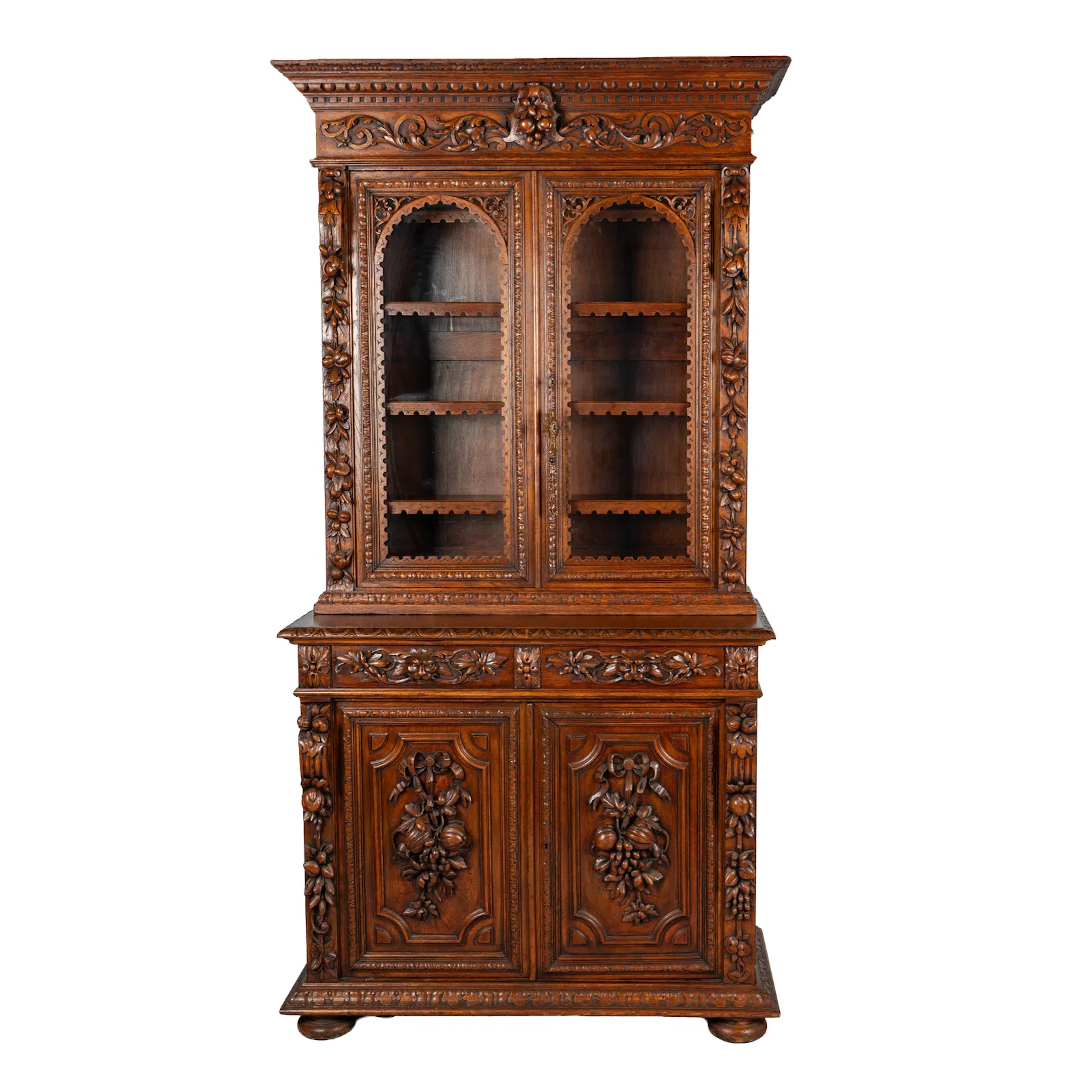 A Renaissance-Style Two-Part Cabinet