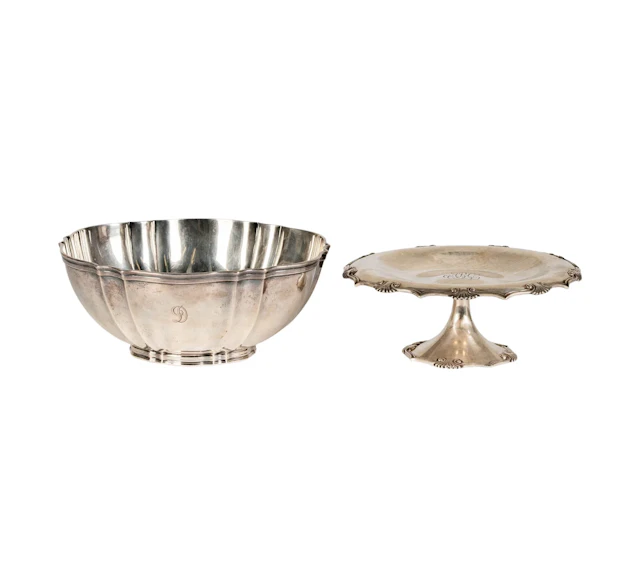 Two Tiffany & Co Sterling Silver Serving Dishes