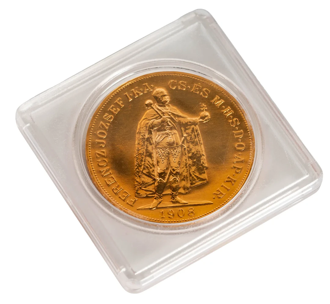 1908 Hungary 100 Korona Gold Coin