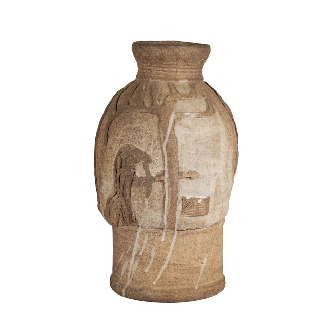 Michael Frimkess, American B.1937, Large Covered Vessel