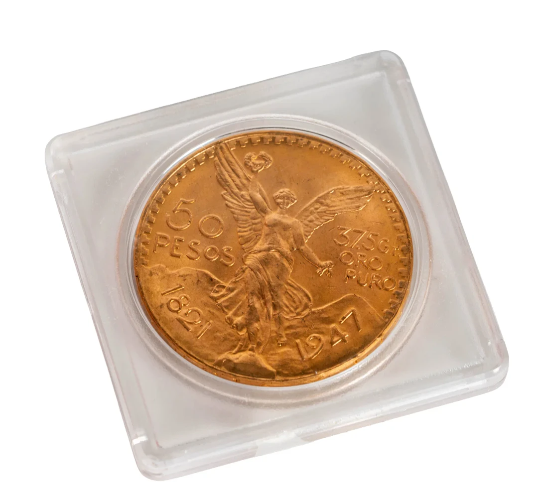 1947 Mexico 50 Pesos Gold Coin