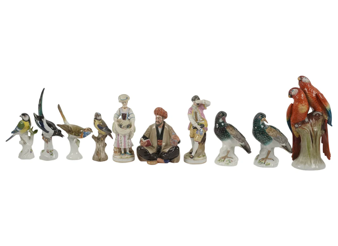 A Collection of Porcelain Figurines