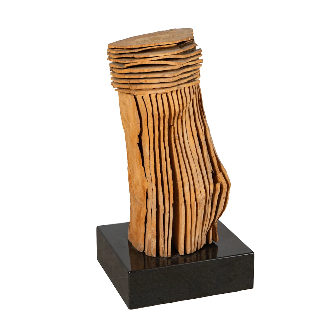 David Nash, Britsh B. 1945, Untitled (from the Tumble Stack Series)
