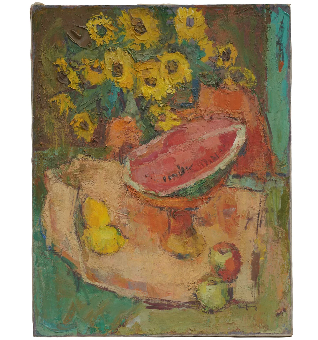 Sunflowers and Watermelon