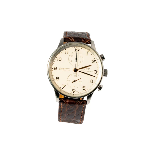 IWC Stainless Steel Portuguese Chronograph Watch
