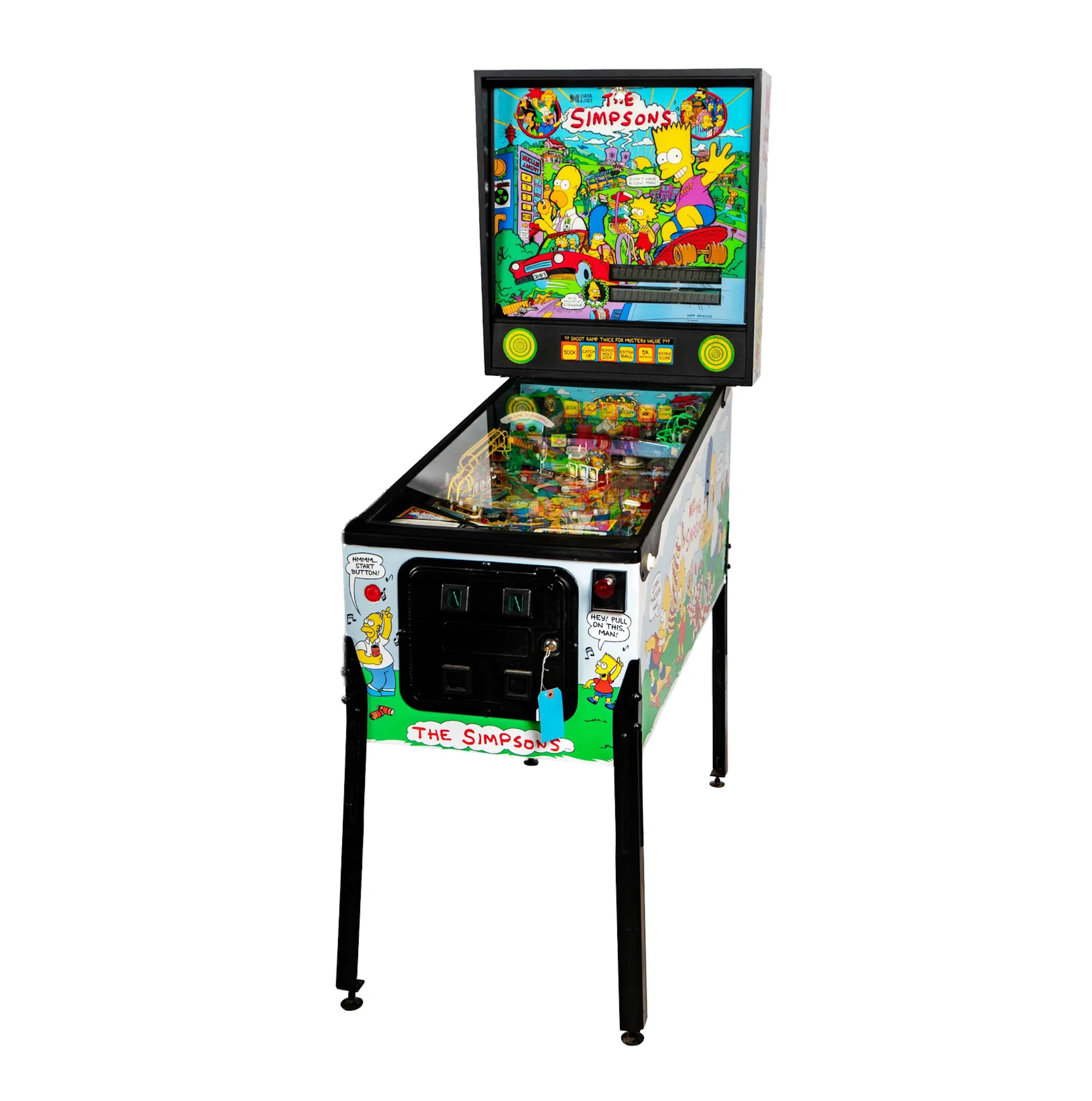 Data East "The Simpsons" Pinball Machine