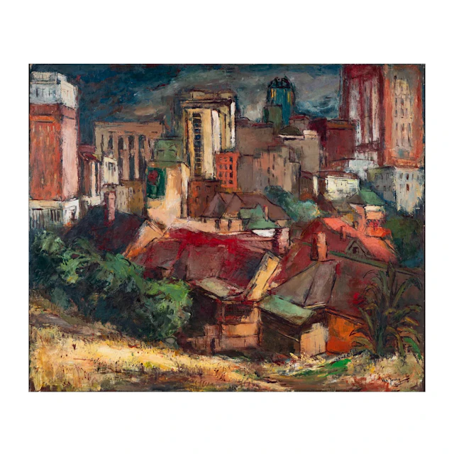 Oscar Van Young, Los Angeles, CA 1906-1991, The City No. 1
