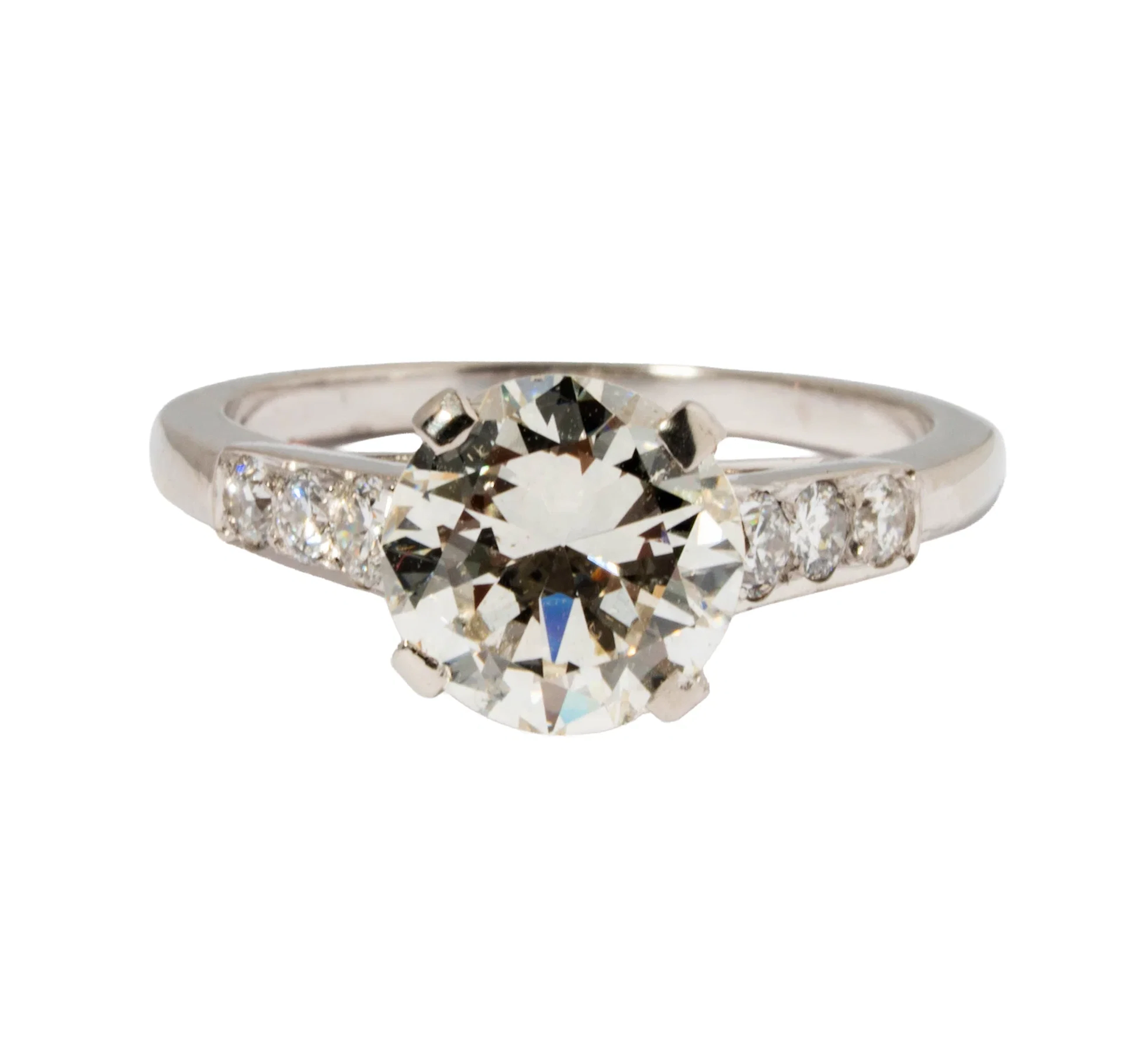Platinum and Diamond Ring