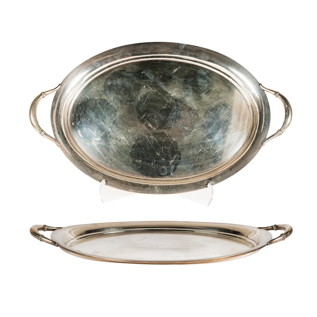 An International Sterling Silver Two-Handle Tray
