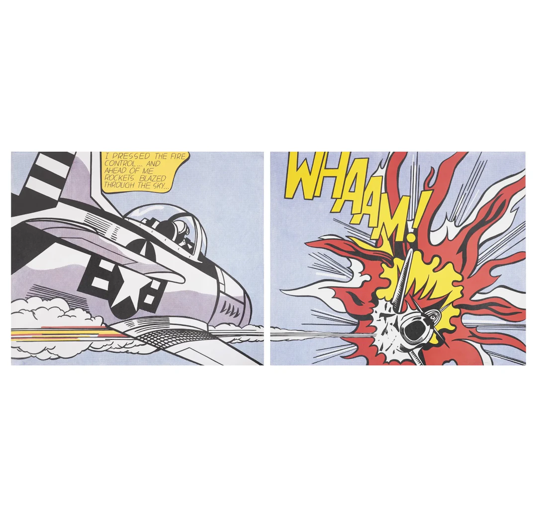 Whaam! diptych