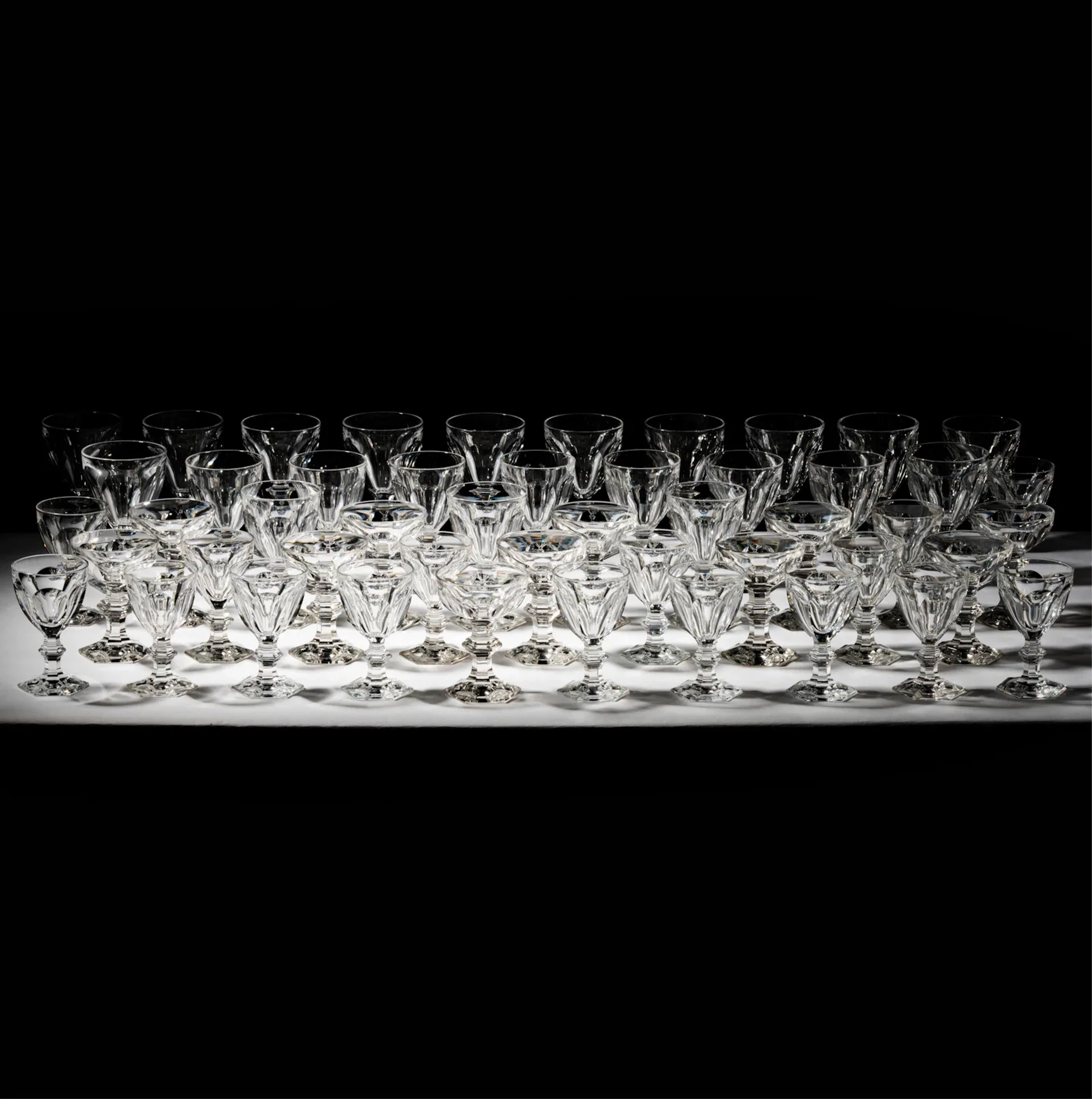 Baccarat Harcourt Crystal Stemware Service