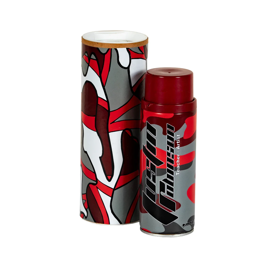 Justine Robinson (21st Century): Signed Spray Can