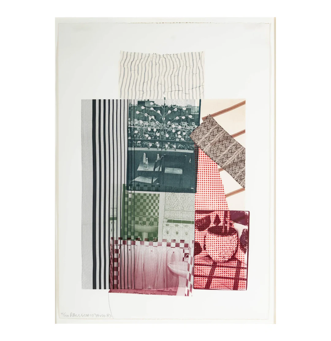 Robert Rauschenberg, American 1925-2008, Pre-Morocco