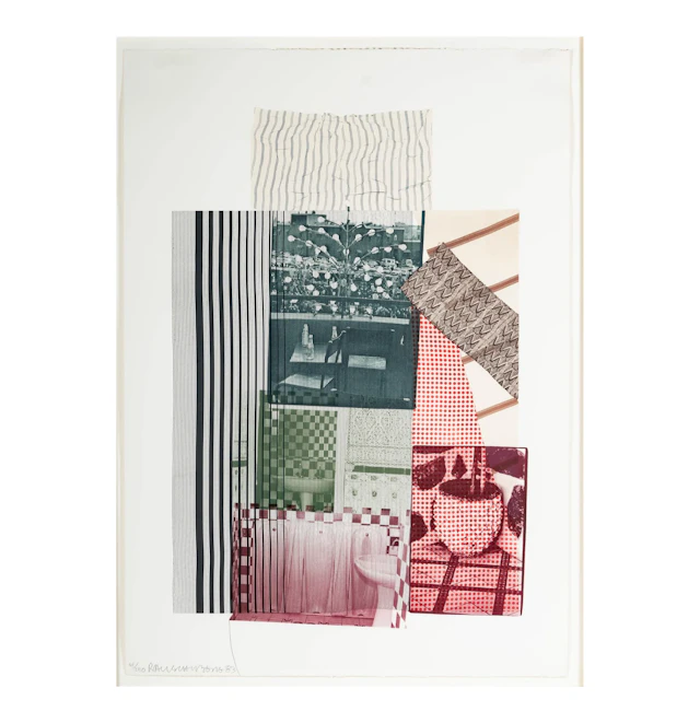 Robert Rauschenberg, American 1925-2008, Pre-Morocco