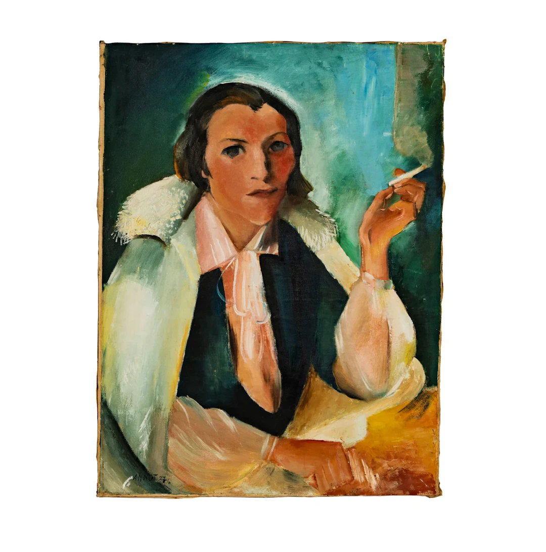 Portrait of a Lady Smoking