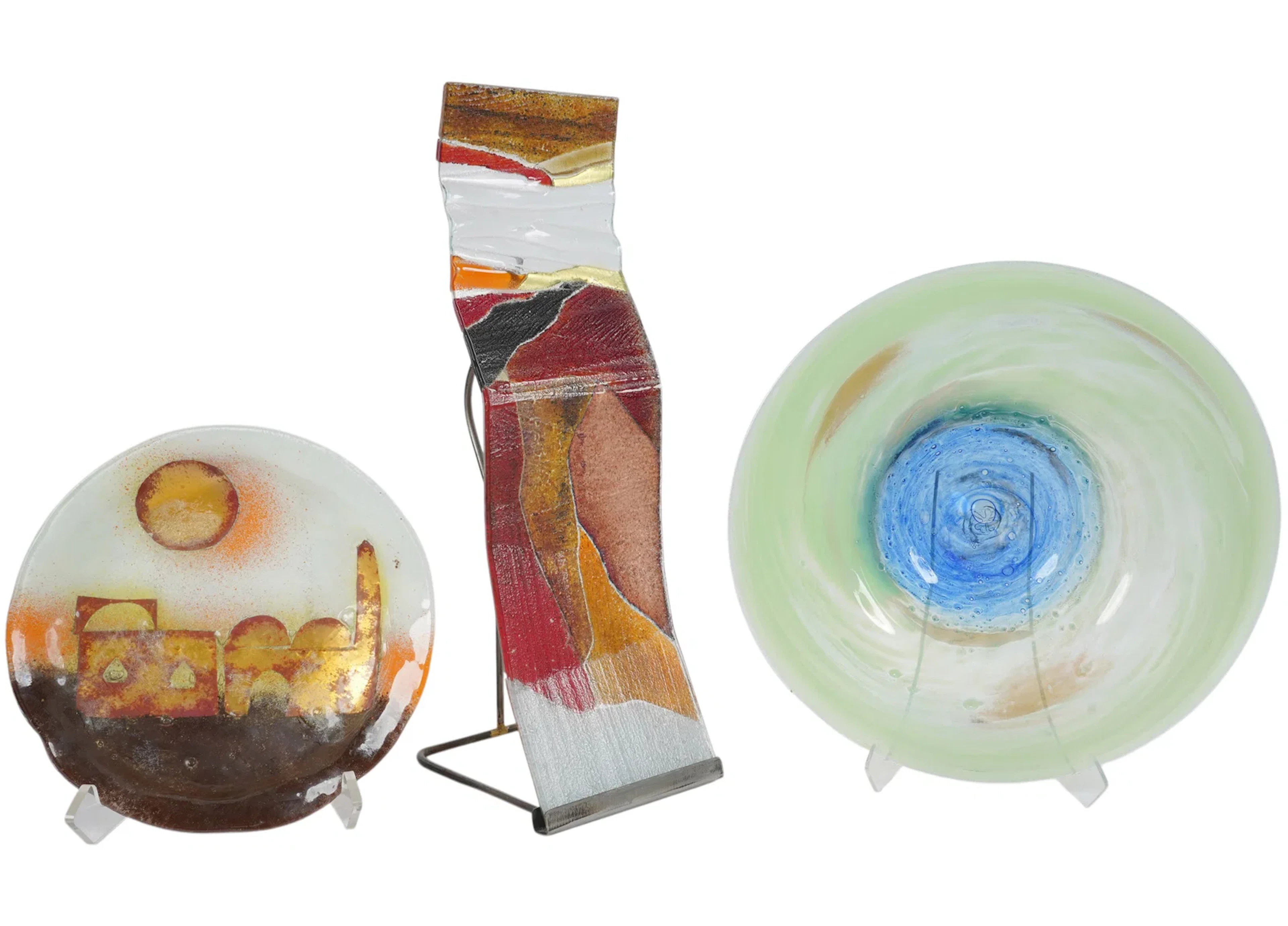 A Collection of Art Glass Objects