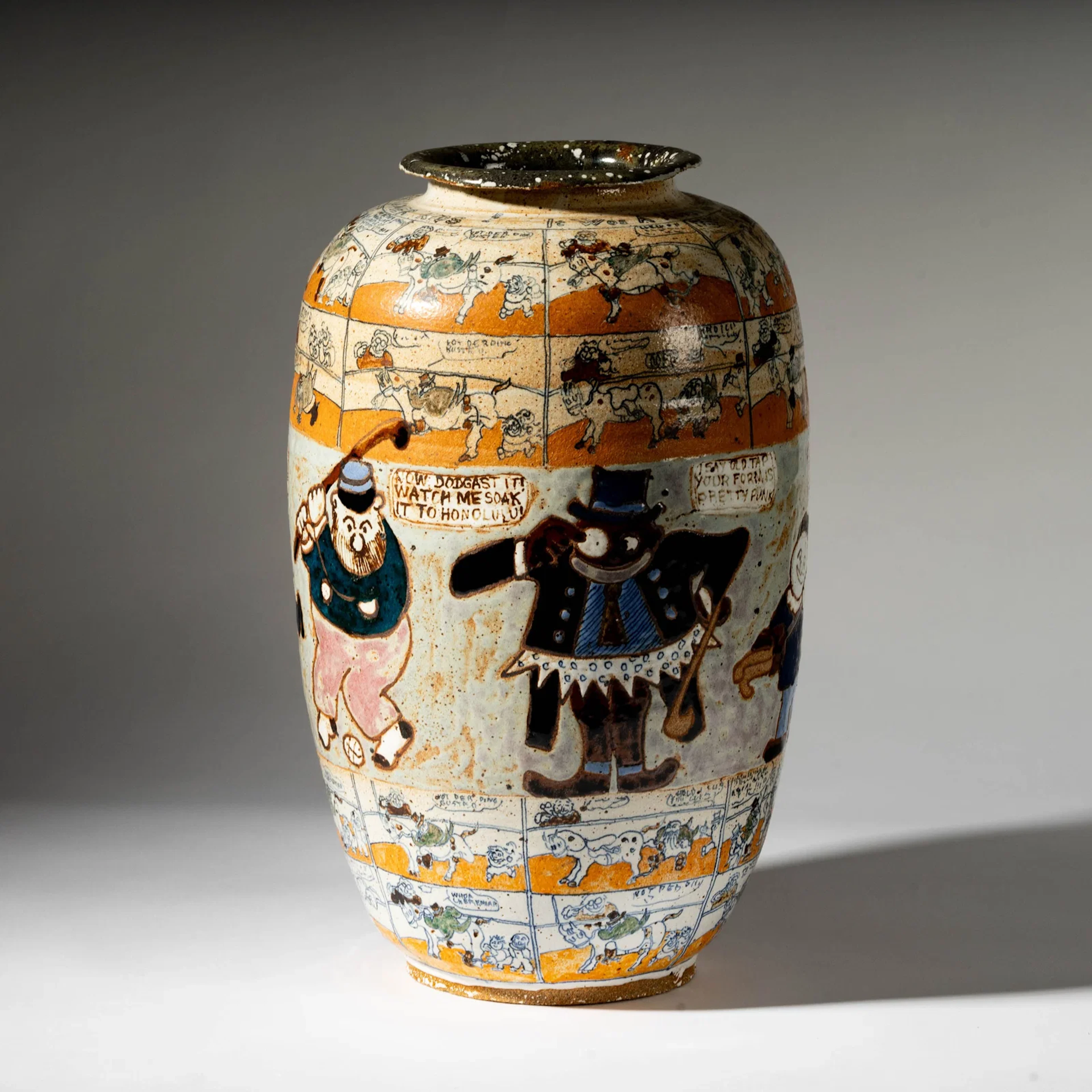Magdalena Suarez and Michael Frimkess: Katzenjammer Kids Series Vase