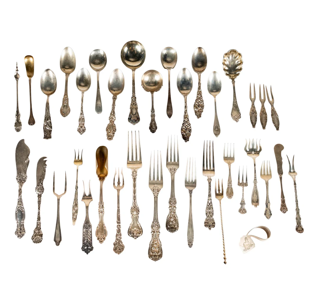 A Collection of Sterling Silver Utensils