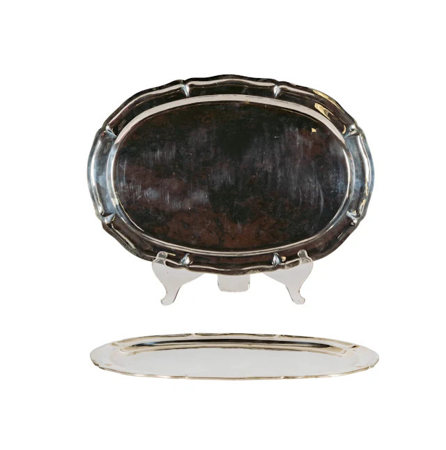 A Large Sterling Silver Tray