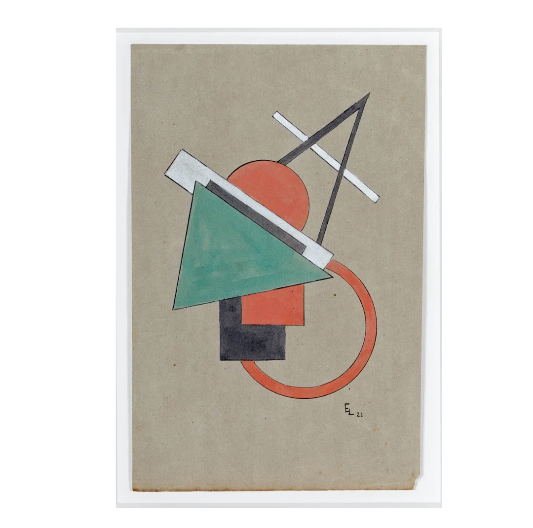 Lazar Markovitch Lissitzky, Russia 1890-1941, Abstract Study