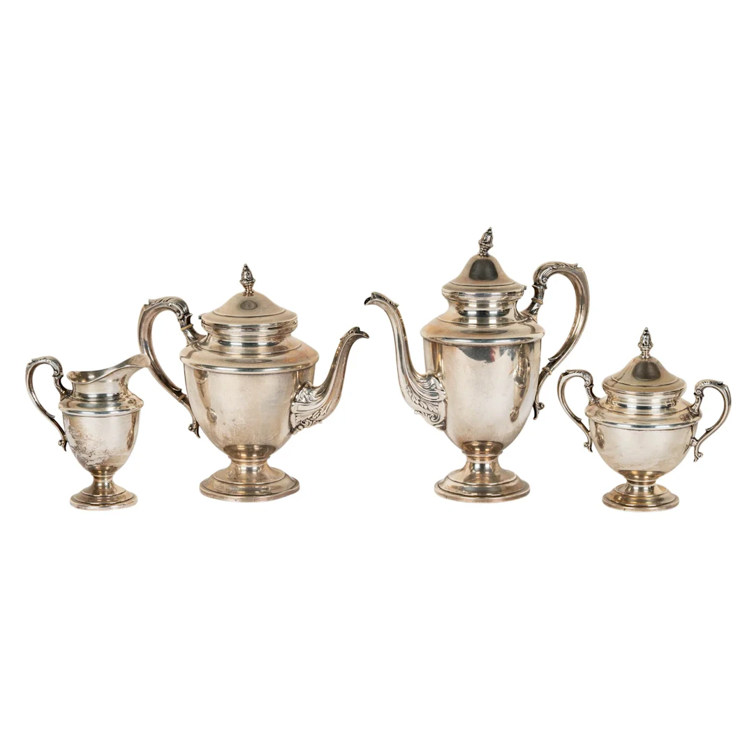 A Four-Piece Sterling Tea Service