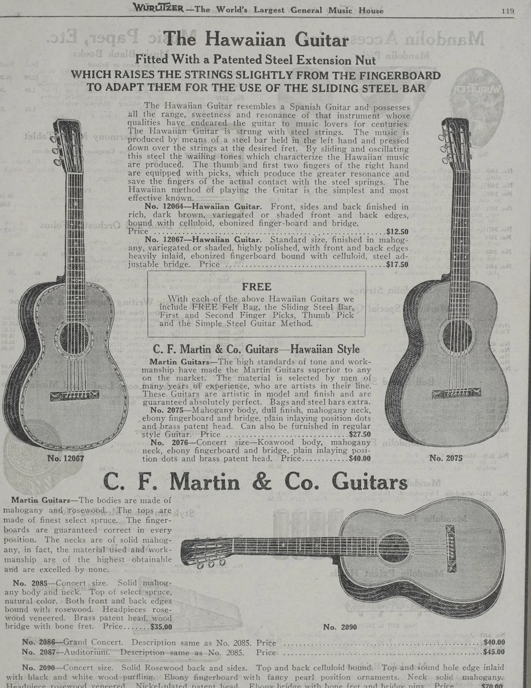 The Hawaiian Guitar Print