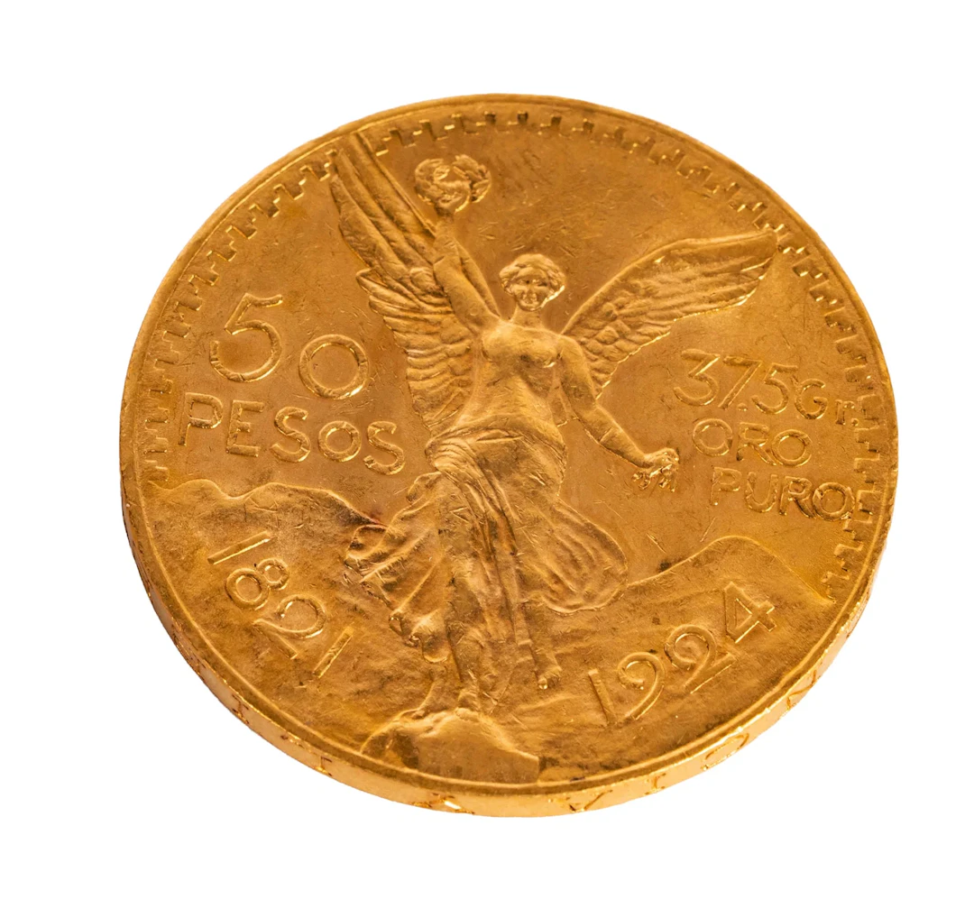 1924 Mexico 50 Pesos Gold Coin