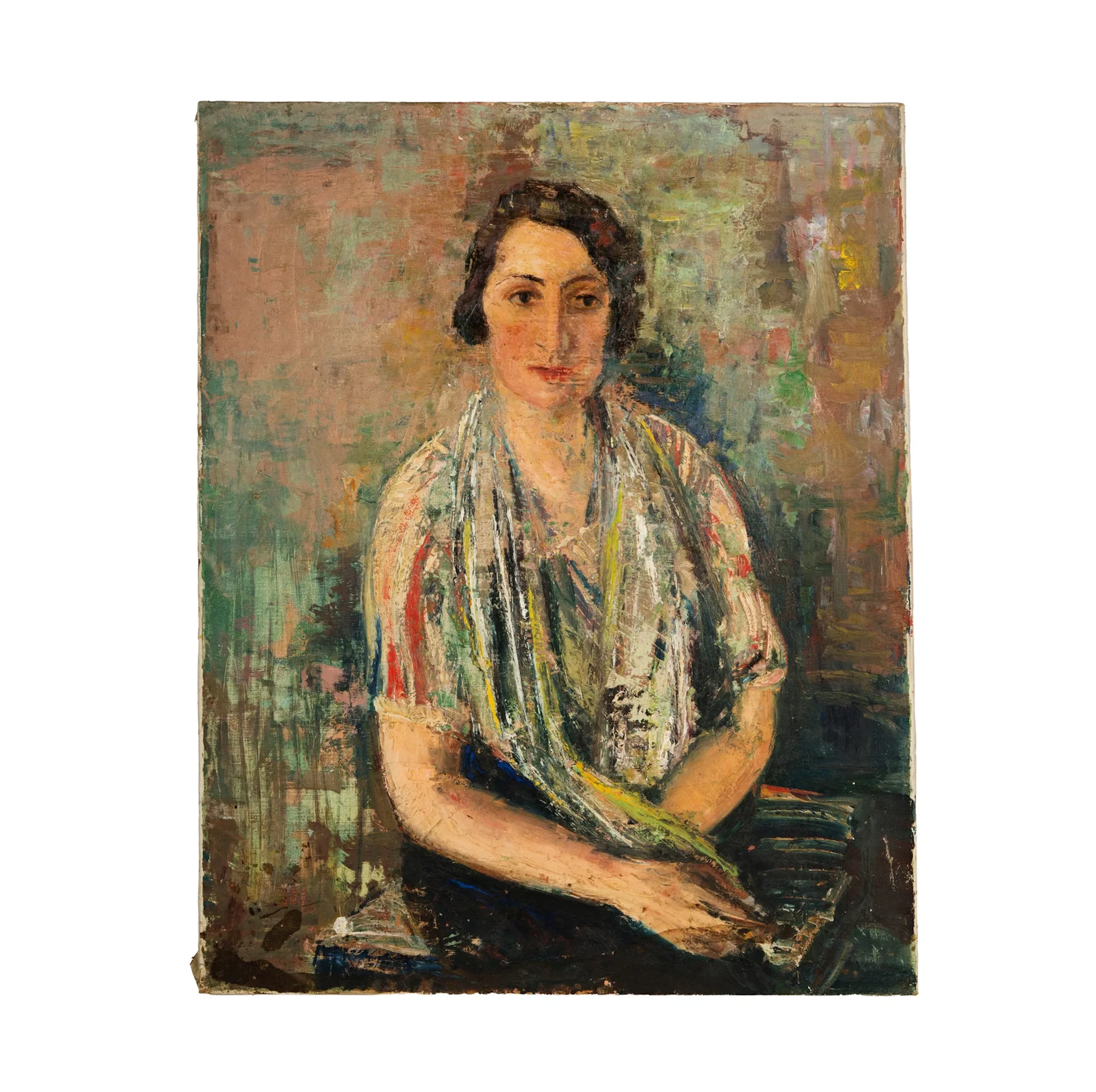 Attributed to Dame Ethel Walker, Portrait of a Seated Woman
