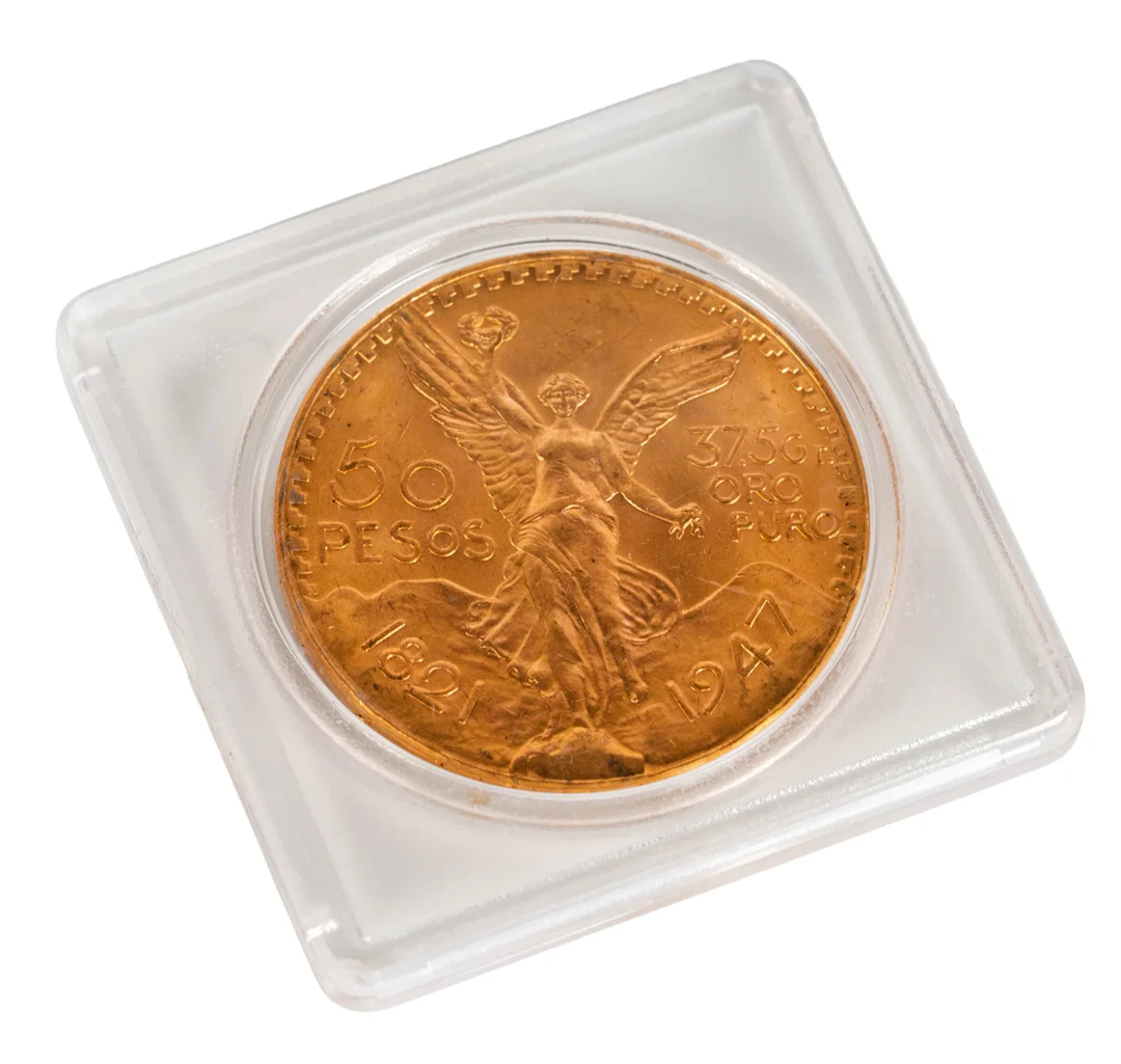 1947 Mexico 50 Pesos Gold Coin