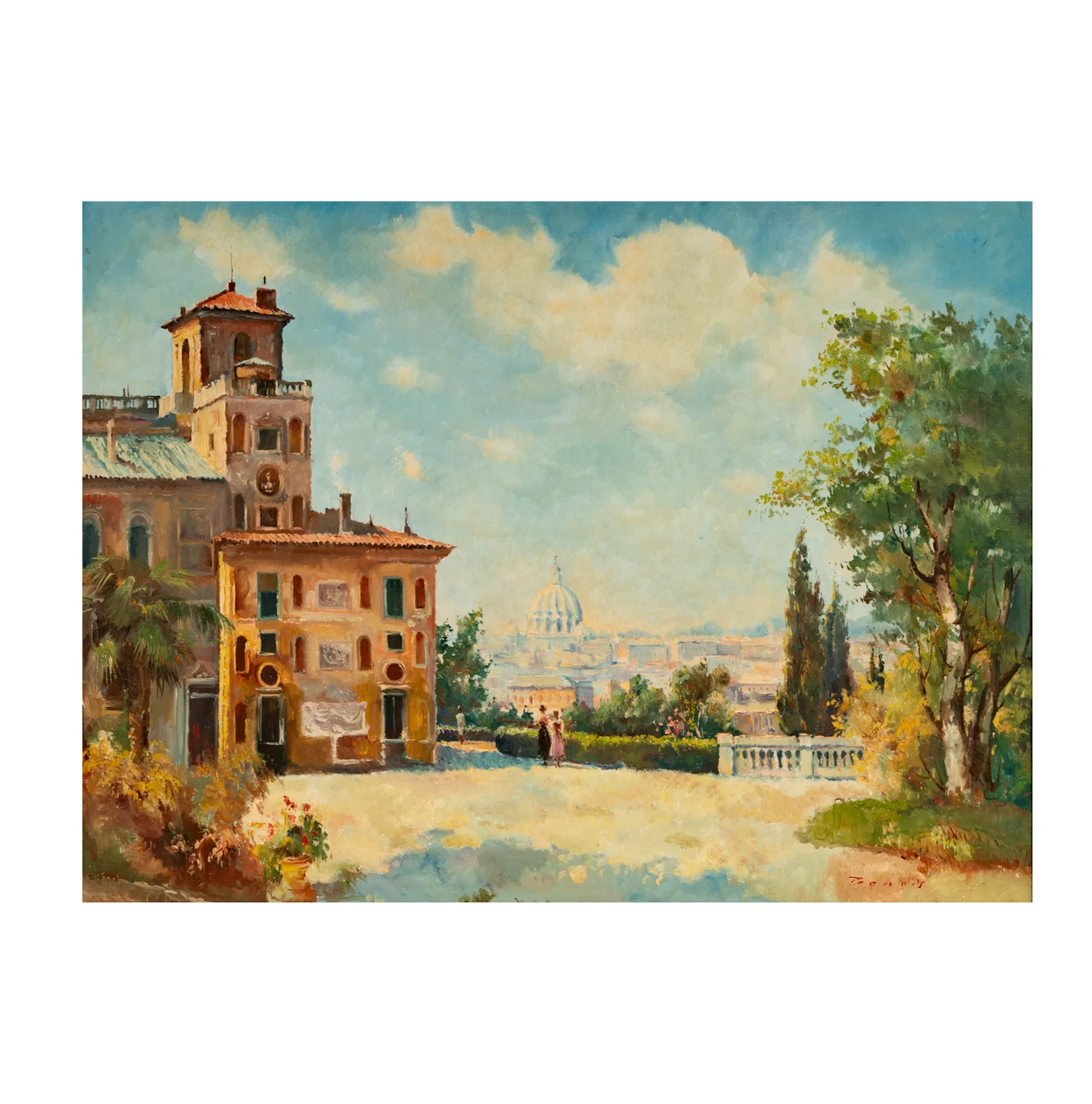 Italian City Scene