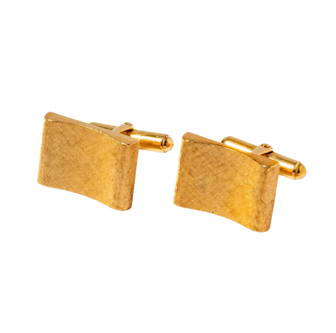 14 Karat Yellow Gold Cufflinks