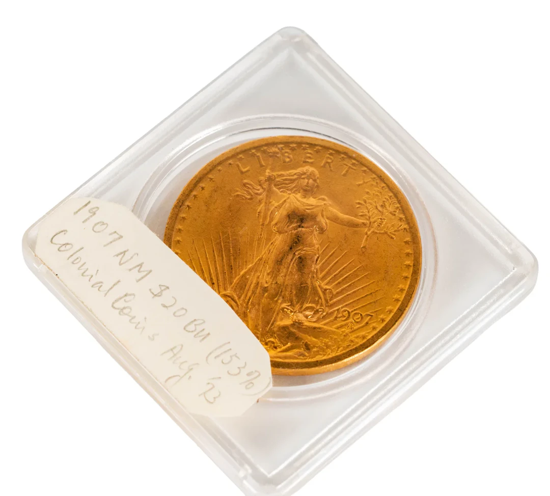 1907 US $20 Double Eagle Gold Coin