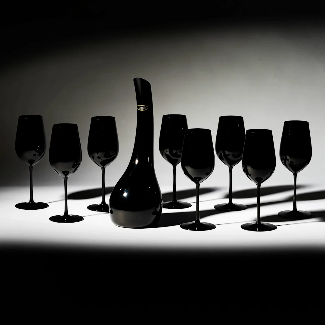A Group of Riedel Sommeliers Blind Tasting Drinkware
