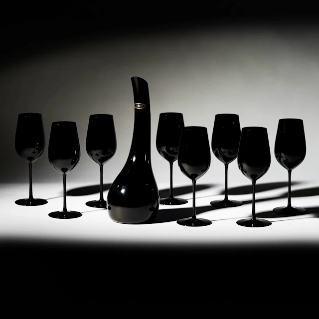 A Group of Riedel Sommeliers Blind Tasting Drinkware